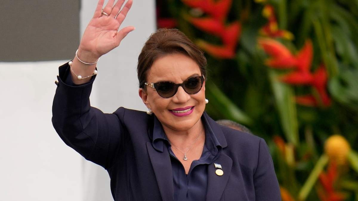 La presidenta hondureña Xiomara Castro