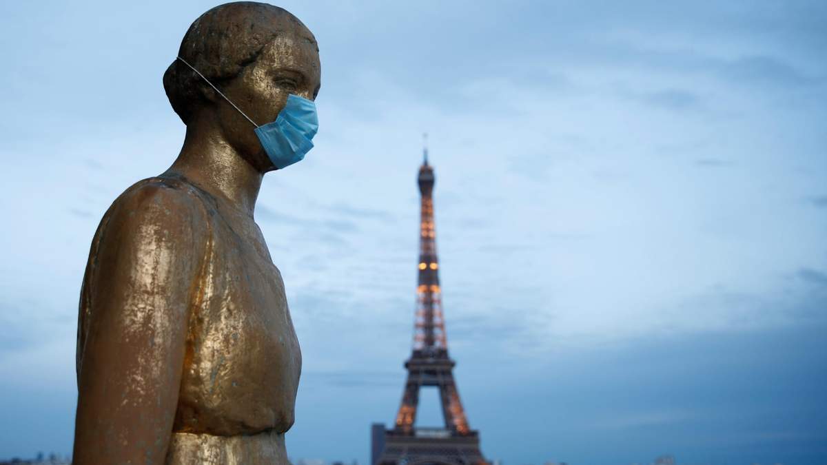 Coronavirus en Francia. Fuente: (Twitter)