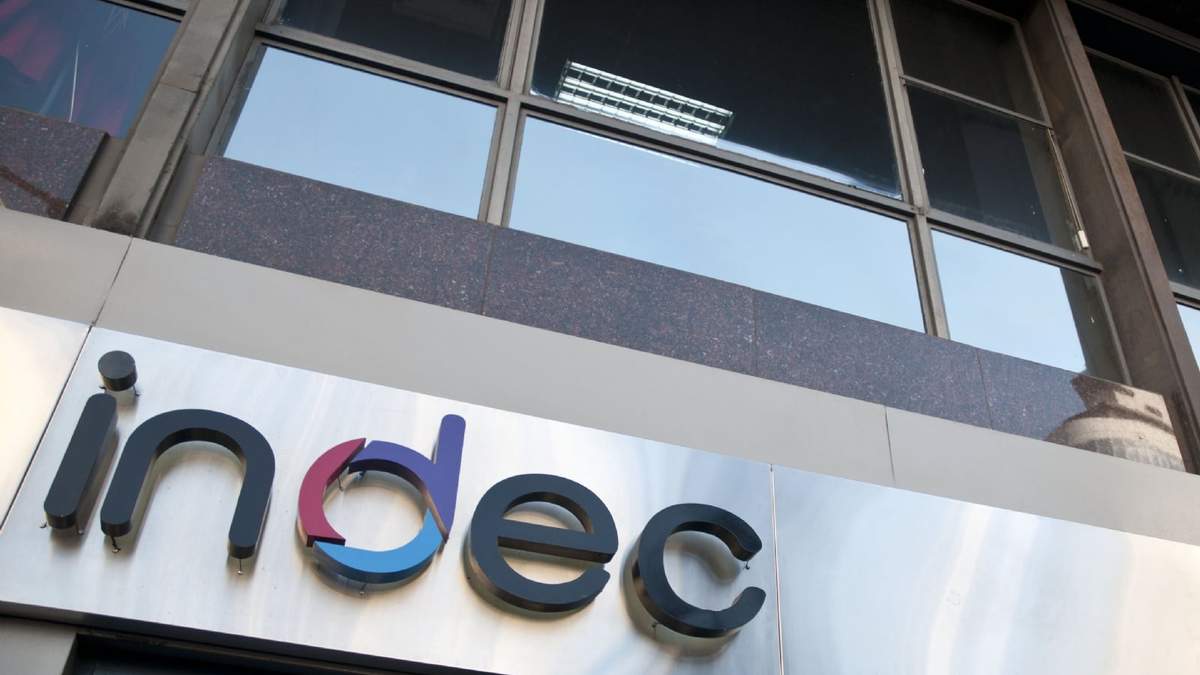 El logotipo del Indec en su sede central. Fuente: (Twitter)
