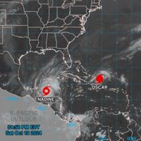 Se forma huracán “Oscar” frente a la costa de las Bahamas; México, en alerta por “Nadine”
