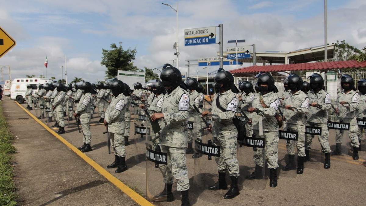 Militarización en la frontera Sur de México