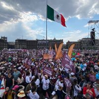 Las marchas, un pulso entre AMLO y la oposición