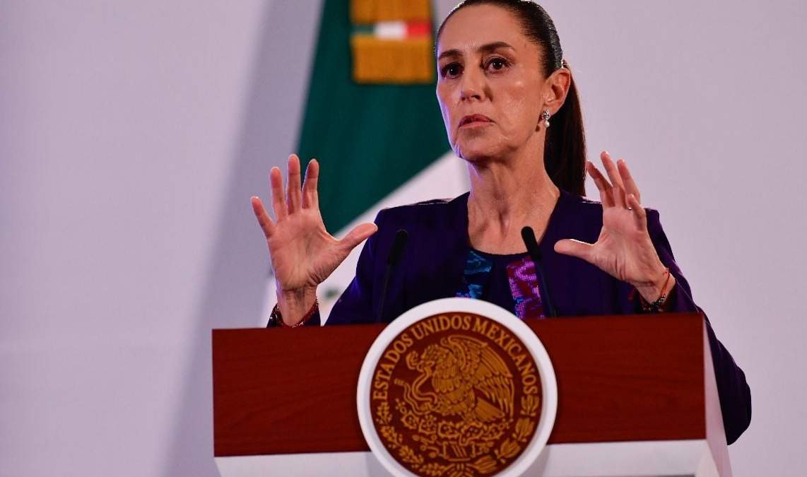 La presidenta en Palacio Nacional