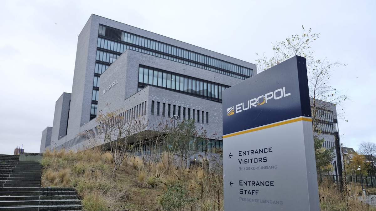 Vista exterior de la sede de la agencia policial europea, Europol, en La Haya