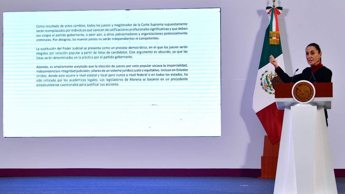 Sheinbaum presentó un pasaje del artículo de Zedillo