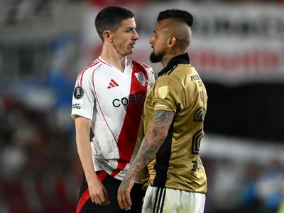 Arturo Vidal contra River: del gesto en la previa al cruce con Armani y la frase polémica del final