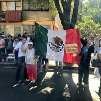 Damnificados del 19-S bloquean Tlalpan tras plantón de Amieva y secretarios (Video)