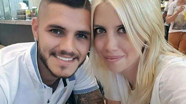 Wanda Nara y Mauro Icardi. Fuente: (Instagram)