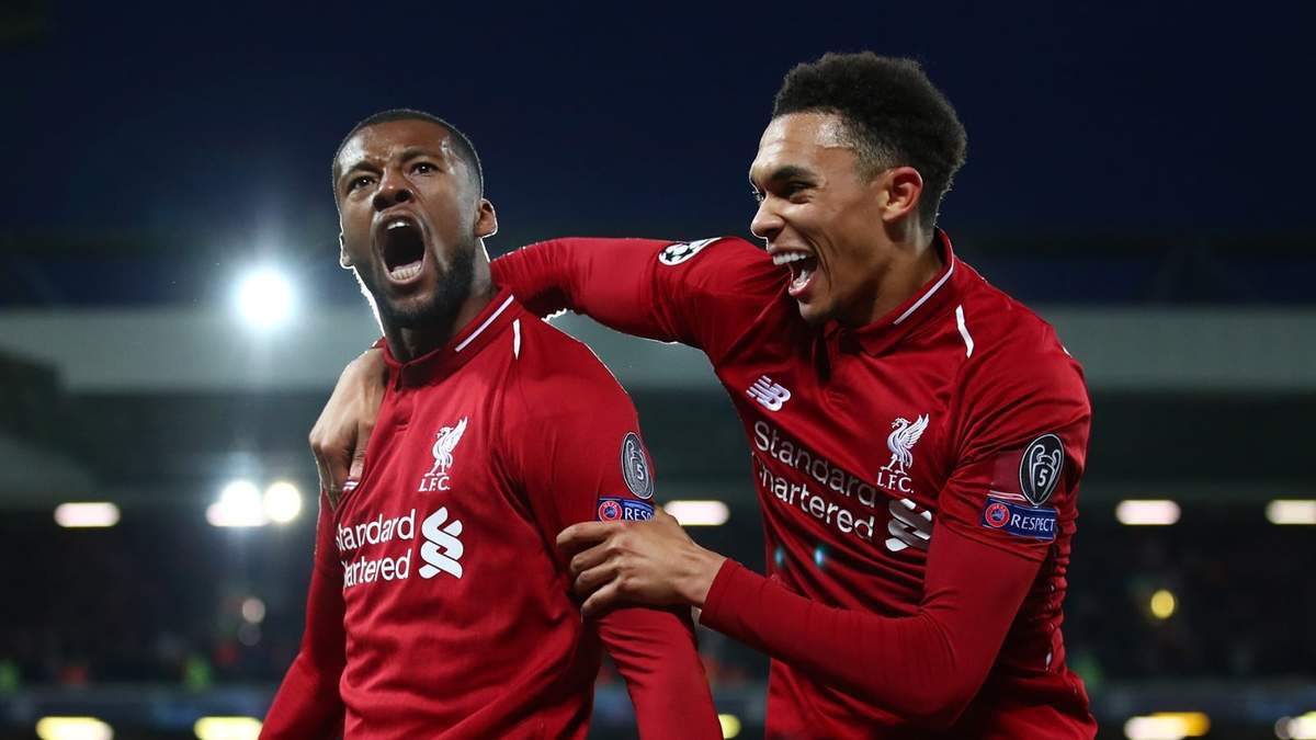 Wijnaldum con Alexander Arnold. Fuente: (Instagram)