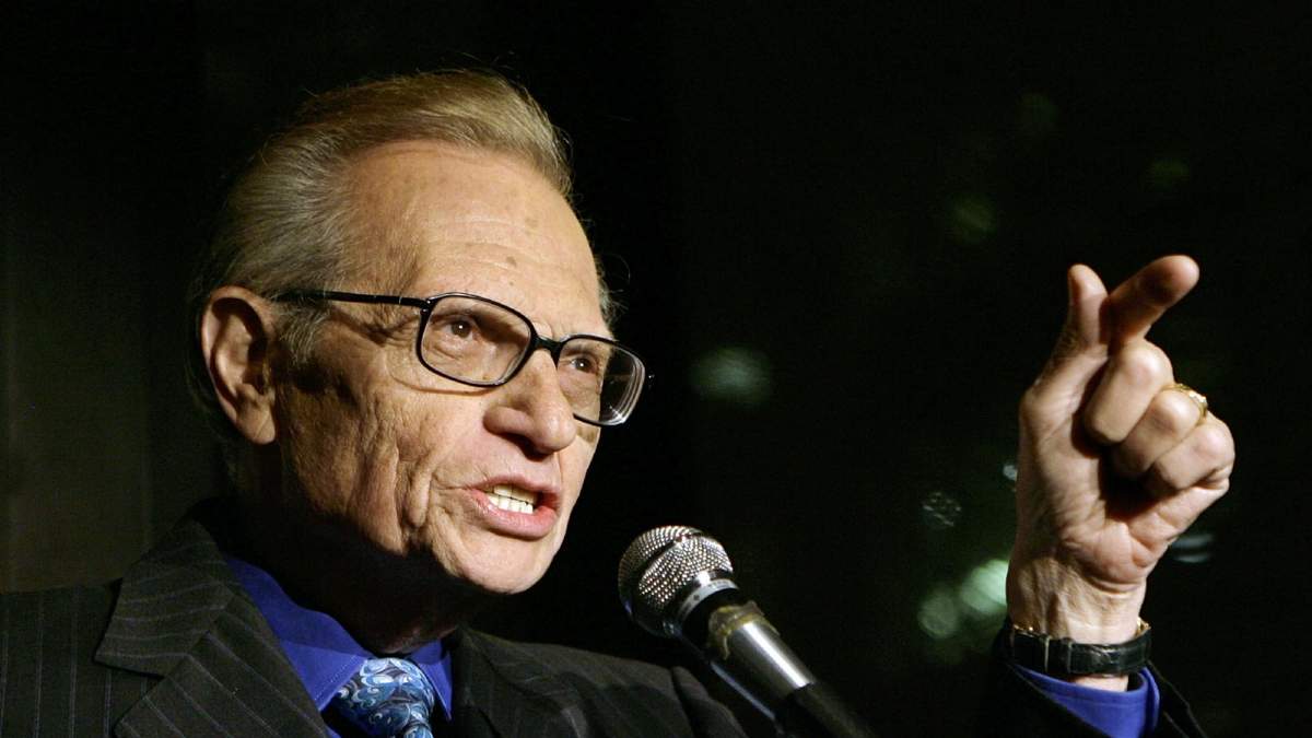 Larry King en una imagen de 2007, durante la celebración por sus 50 años en los medios
