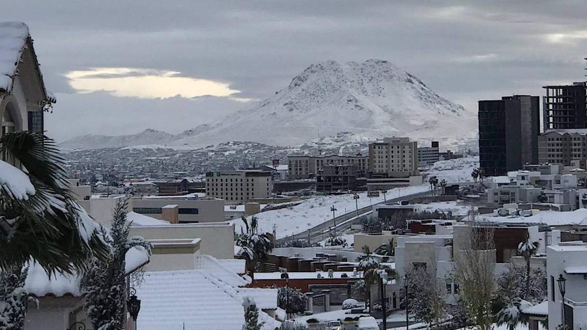 La nieve alcanza hasta 20 centímetros de grosor