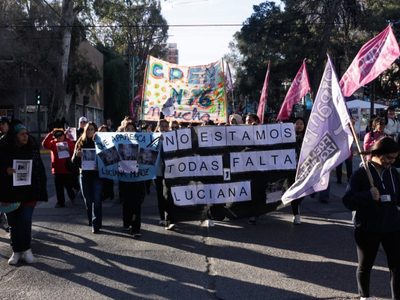 Rastrillajes en la Meseta sin novedades y una nueva marcha para pedir por la aparición de Luciana