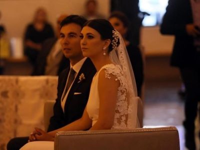 Con varios invitados famosos: cómo fue la lujosa boda de Checo Pérez y Carola Martínez