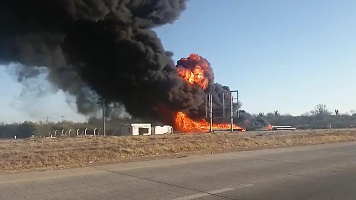 El incendio en el Acueducto Yaqui