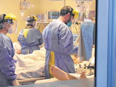 Efecto coronavirus: Bariloche quedó al borde del colapso en el área de terapia intensiva