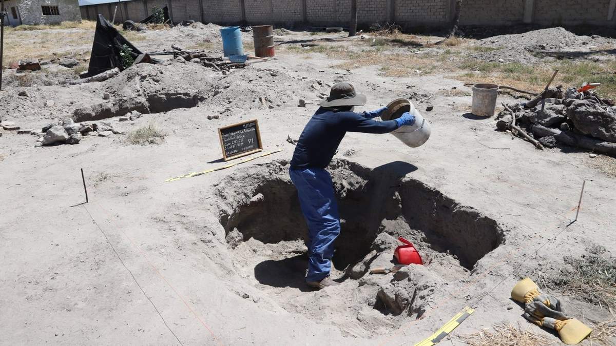 Búsqueda de restos en el rancho Izaguirre