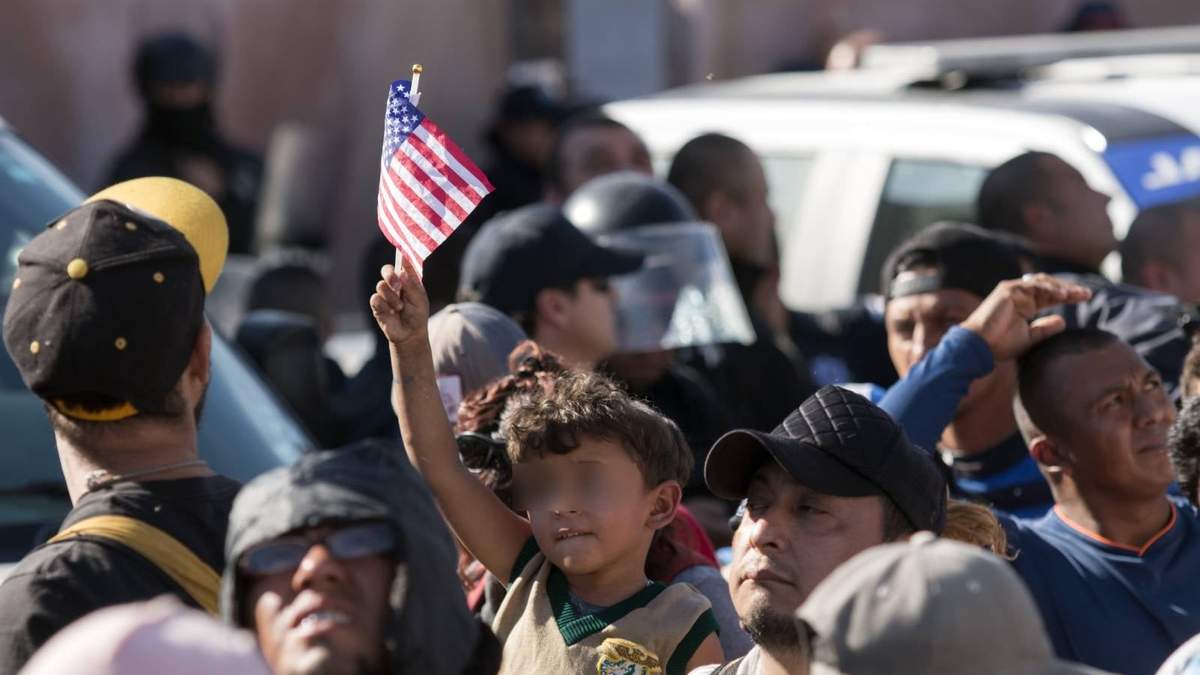 Migrantes que solicitan asilo a EU