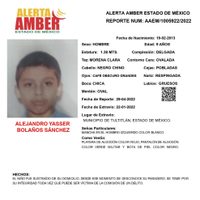 La FGJEM activó la Alerta Amber para localizar a tres hermanos sustraídos de su casa en Tultitlán