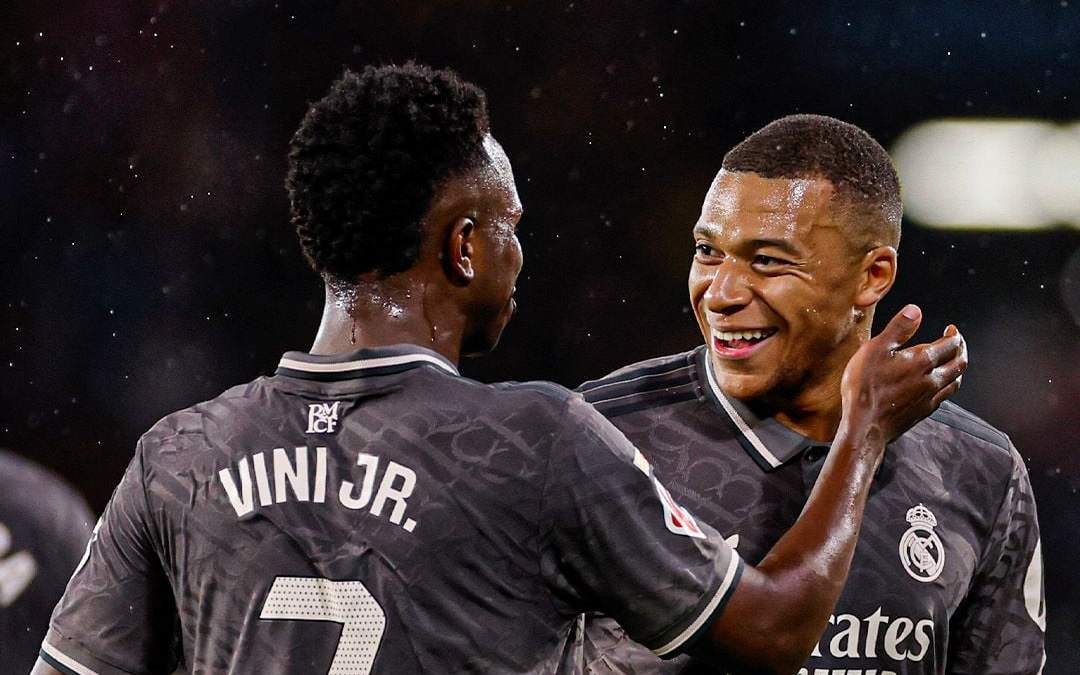 Kylian Mbappé y Vinícius Júnior