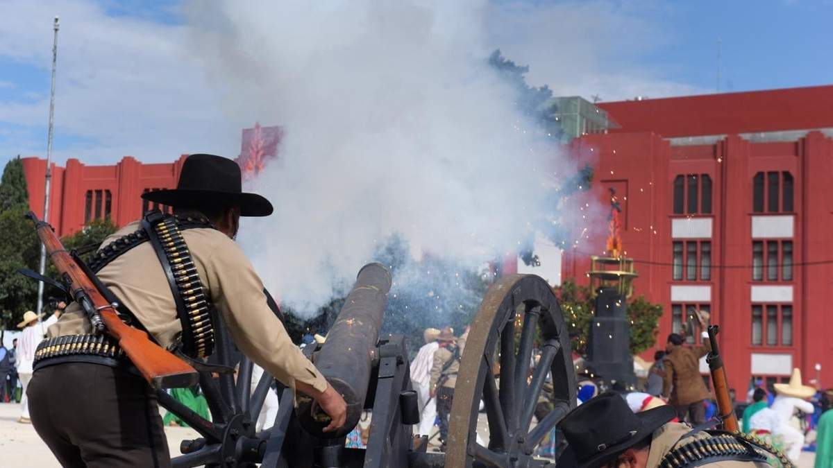 Conmemoración del 110 aniversario del inicio de la Revolución Mexicana