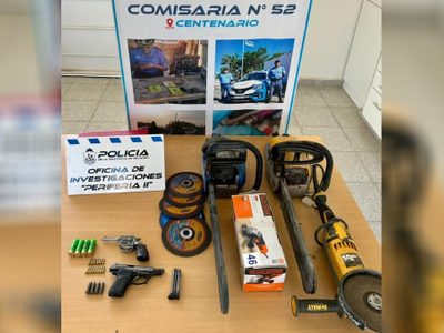 Hallaron armas y drogas durante una serie de allanamientos en Centenario