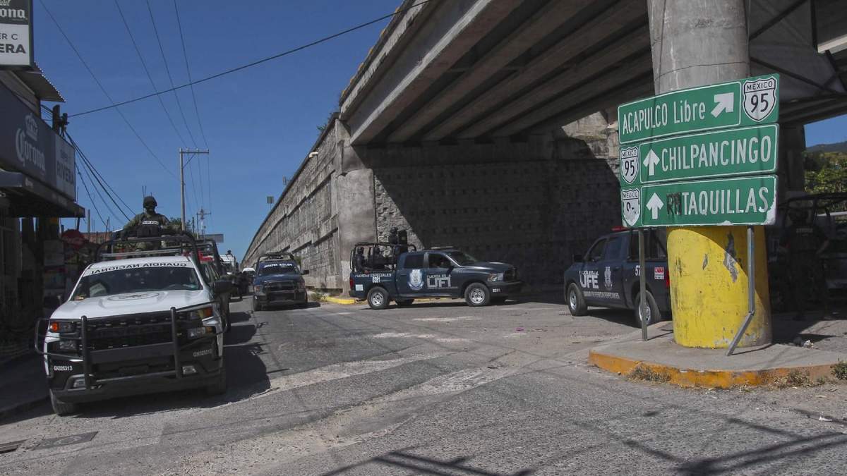Un operativo de seguridad en Acapulco, Guerrero