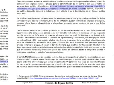 La crisis de Agbar en Saltillo