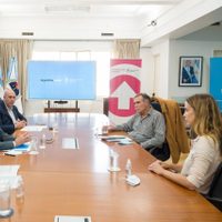 Javier Bertoldi se reunió con el ministro de Transporte, Alexis Guerrera