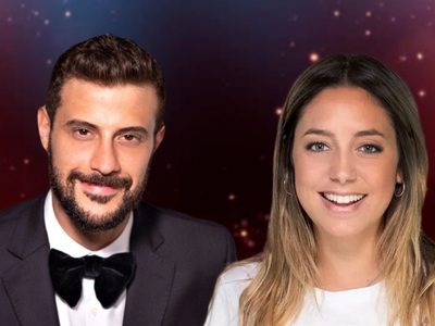 El inesperado ida y vuelta de Diego Leuco y su novia, Sofía Martínez, al aire de "Telenoche"