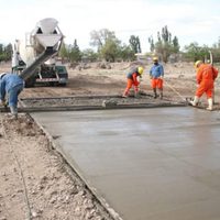 Zapala: importantes avances en la obra de calle Uriburu
