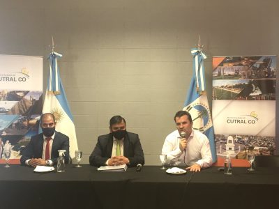 Darío Martínez se reunió con el intendente de Cutral Có