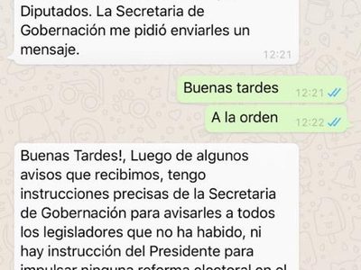 El presidente no ha dado instrucciones para impulsar ninguna reforma electoral en BC: Segob
