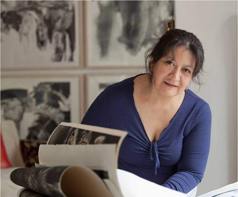 La artista Angélica Carrasco expone “Iztaccíhuatl, en el sendero de la Luna”