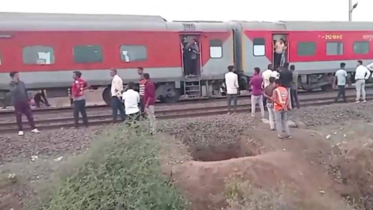 Tren del que saltaron víctimas
