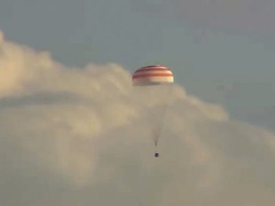 Tres astronautas regresan a la Tierra tras un año en el espacio; Frank Rubio bate un récord