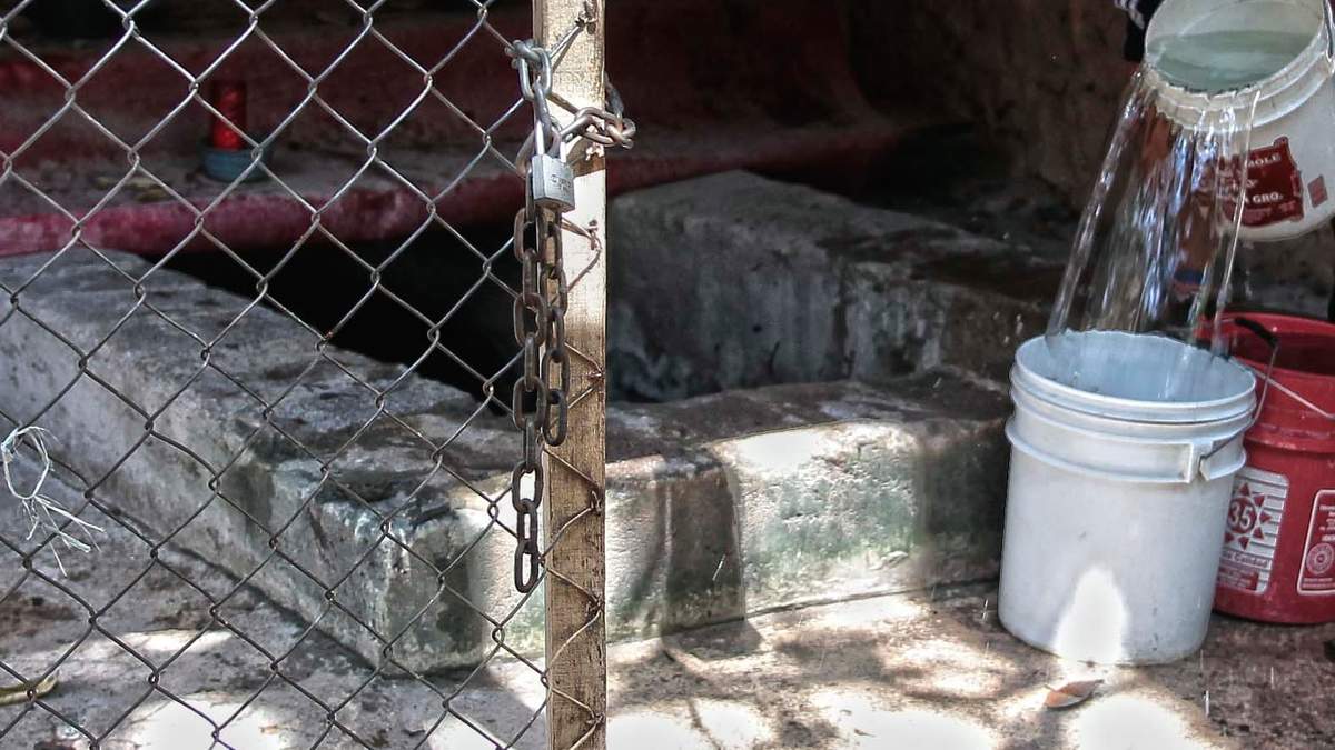 Un pozo de agua