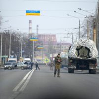 Ucrania dice haber derribado dos cazas rusos durante el último ataque a Kiev