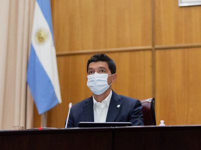 Marcos Koopmann presentó el presupuesto 2022 del Poder Legislativo