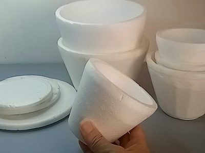 Con potes de helados vacíos creá la maceta más coqueta y fácil para decorar sin gastar la casa
