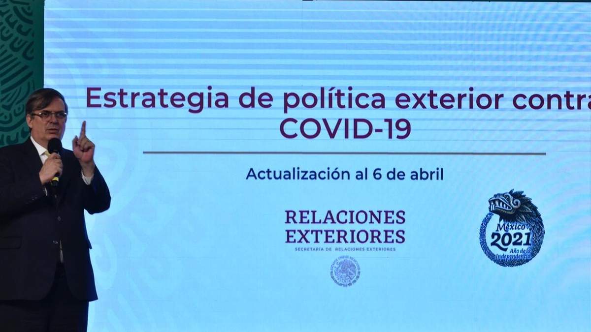El canciller Marcelo Ebrard