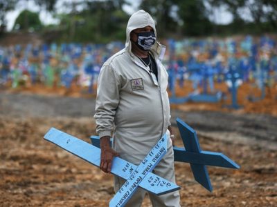 Trágico fin de semana para Brasil: los fallecidos por coronavirus aumentan
