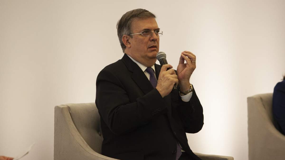 El canciller Marcelo Ebrard