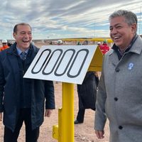 Con la participación de Gutiérrez y Figueroa, se inauguró el gasoducto Néstor Kirchner