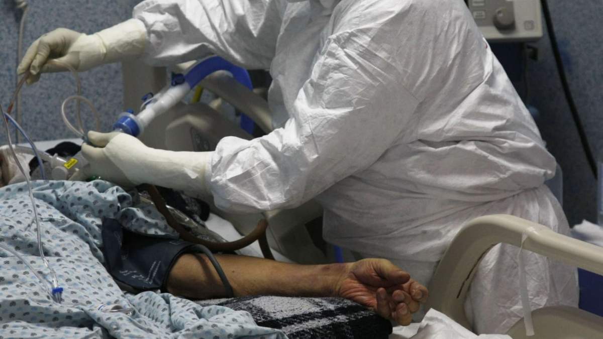 Un hospital para pacientes con covid-19