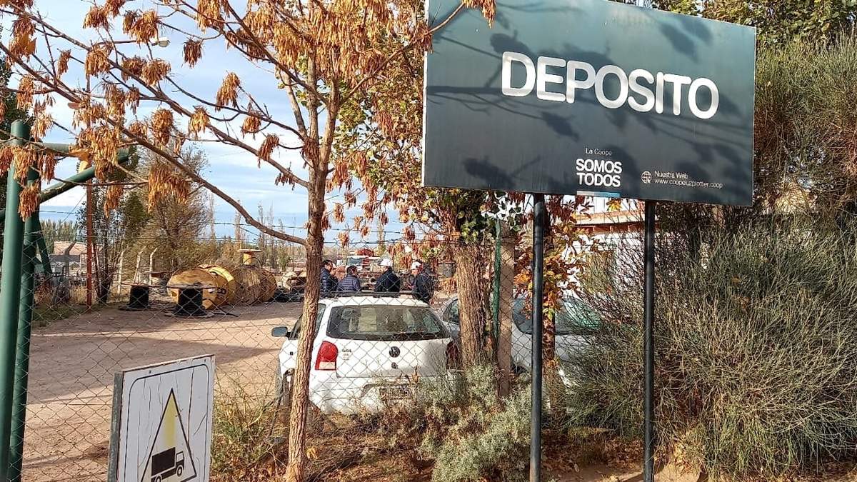 Predio de la Cooperativa de Luz de Plottier. Fuente: (Minuto Neuquén)