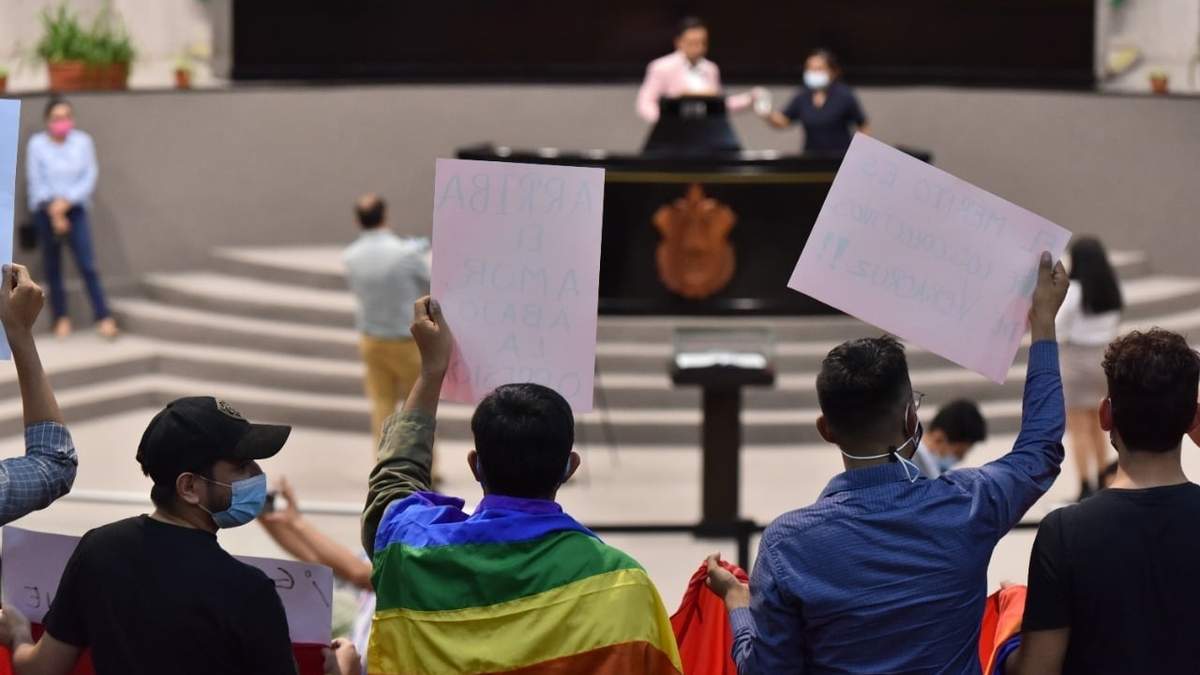 Festejo en el Congreso de Veracruz