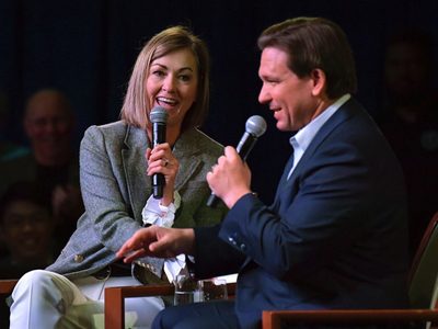 Gobernadora de Iowa respaldará a DeSantis como candidato a la presidencia de EU