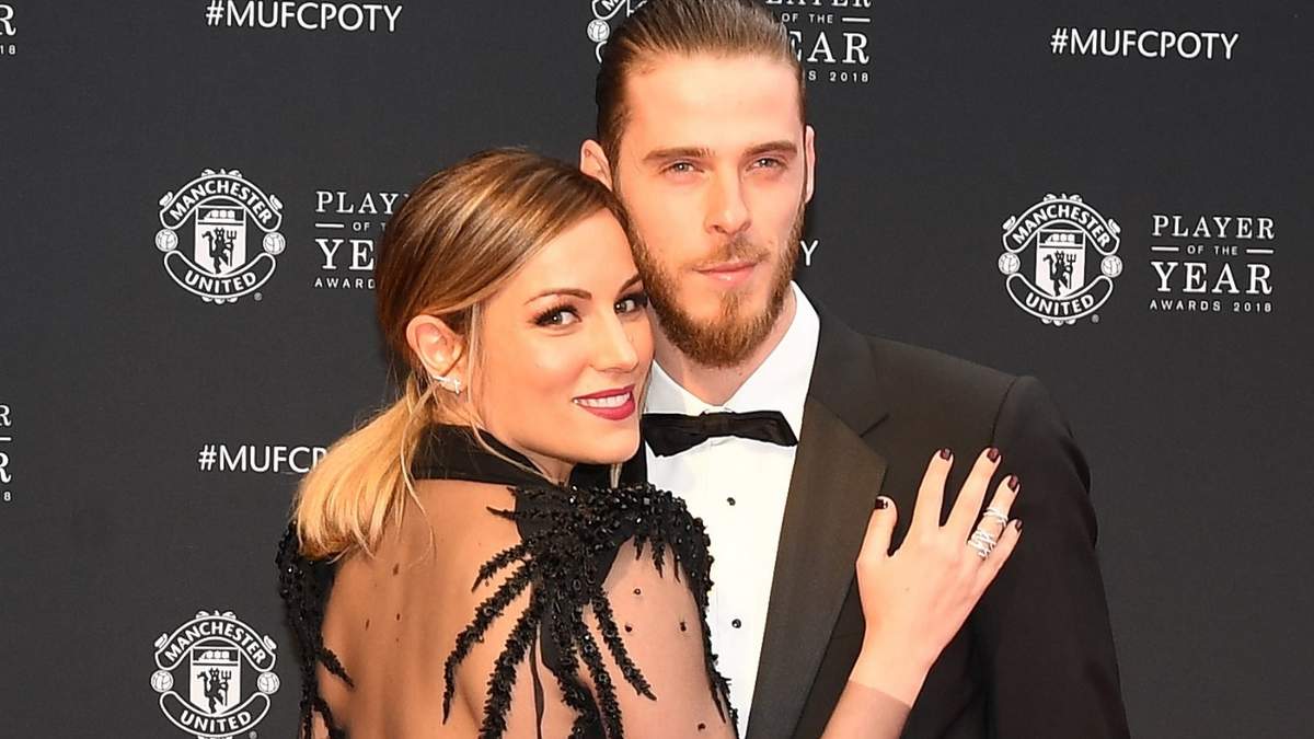 Edurne y David De Gea. Fuente: (Twitter)