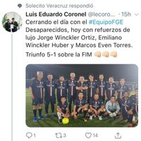 La Fiscalía de Veracruz incurre en traspié al crear club de futbol llamado 'EquipoFGE Desaparecidos”