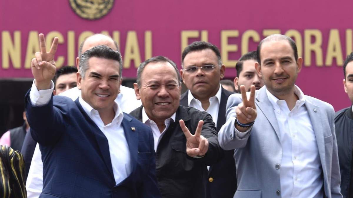 Alejandro Moreno, Jesús Zambrano y Marko Cortés
